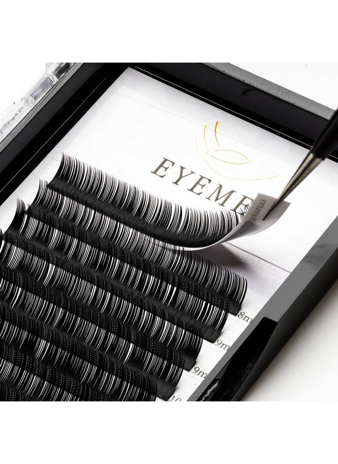 H Extensions 0.15Mm D Curl 8-15Mm Mixed Tray Faux Mink Individual Eyelashes Professional Light Lash Extension Perfect Supplies For Salon By Eyemei (0.15-D-Mixed)