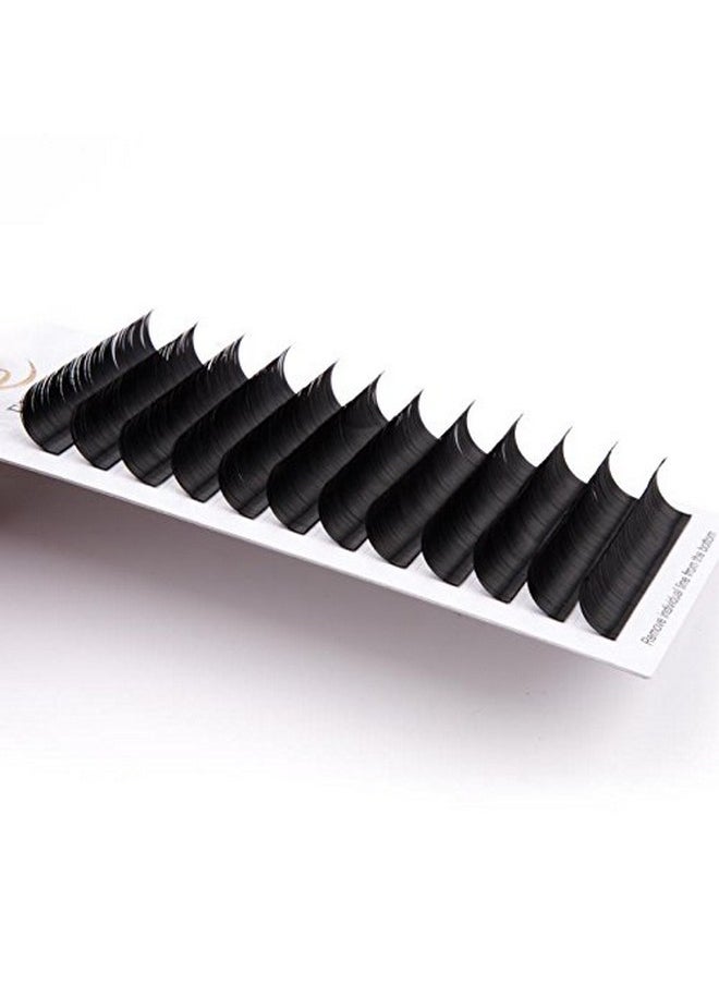 H Extensions 0.07 C Curl Natural Faux Mink Eyelash Extensions Individual Lashes Extension 16Mm Tray Salon Use By Eyemei