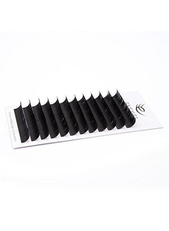 H Extensions 0.18 C Curl Natural Faux Mink Eyelash Extensions Individual Lashes Extension 11Mm Tray Salon Use By Eyemei