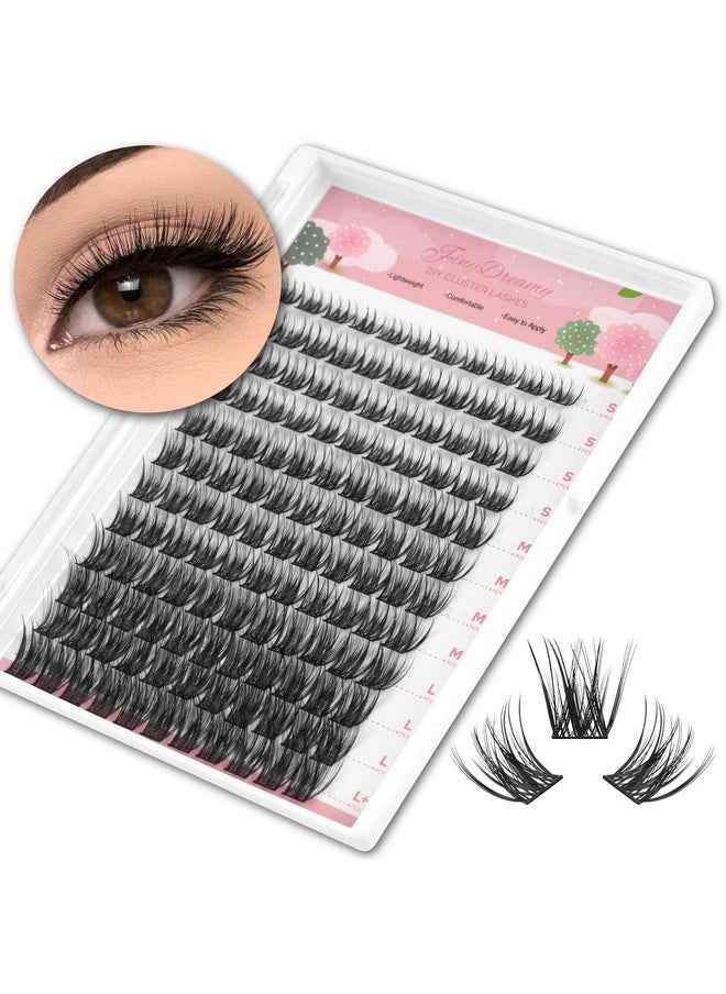 Lash Clusters 132Pcs Individual Lashes Extensions Volume Cluster Lashes 8-16Mm Mix Lengths C Curl 0.07Mm Thickness Eyelash Clusters And Apply Under Your Lashes(A03)