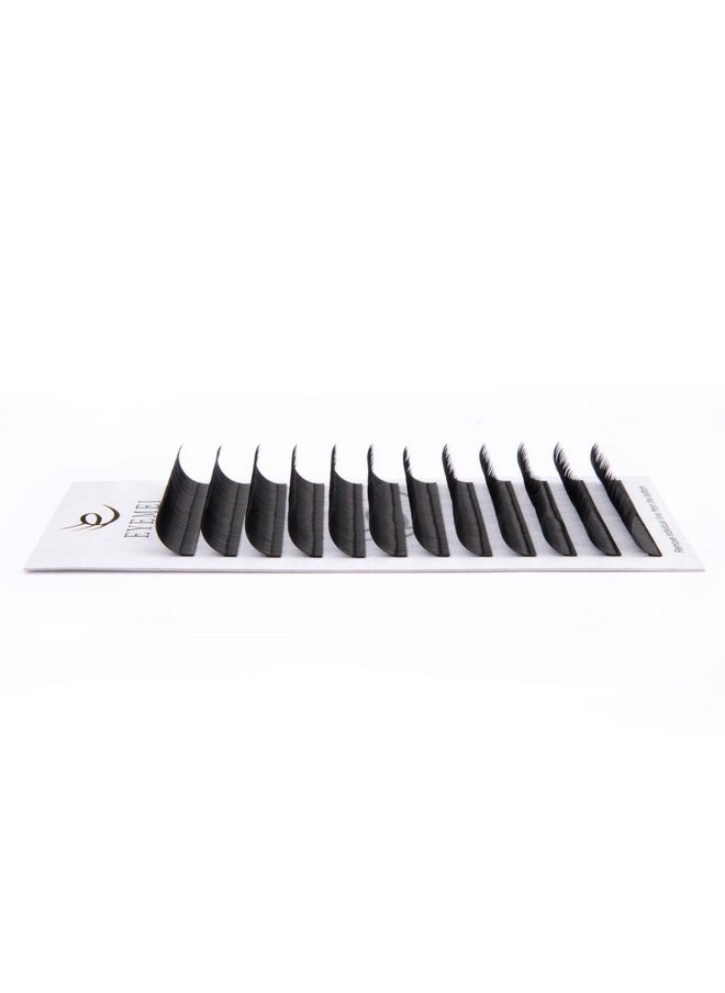 H Extensions 0.18 C Curl Natural Faux Mink Eyelash Extensions Individual Lashes Extension 12Mm Tray Salon Use By Eyemei