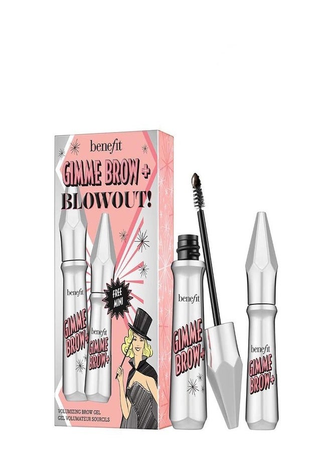 BENEFIT COSMETICS Gimme Brow + Blowout Set Shade 05 Cool Black Brown