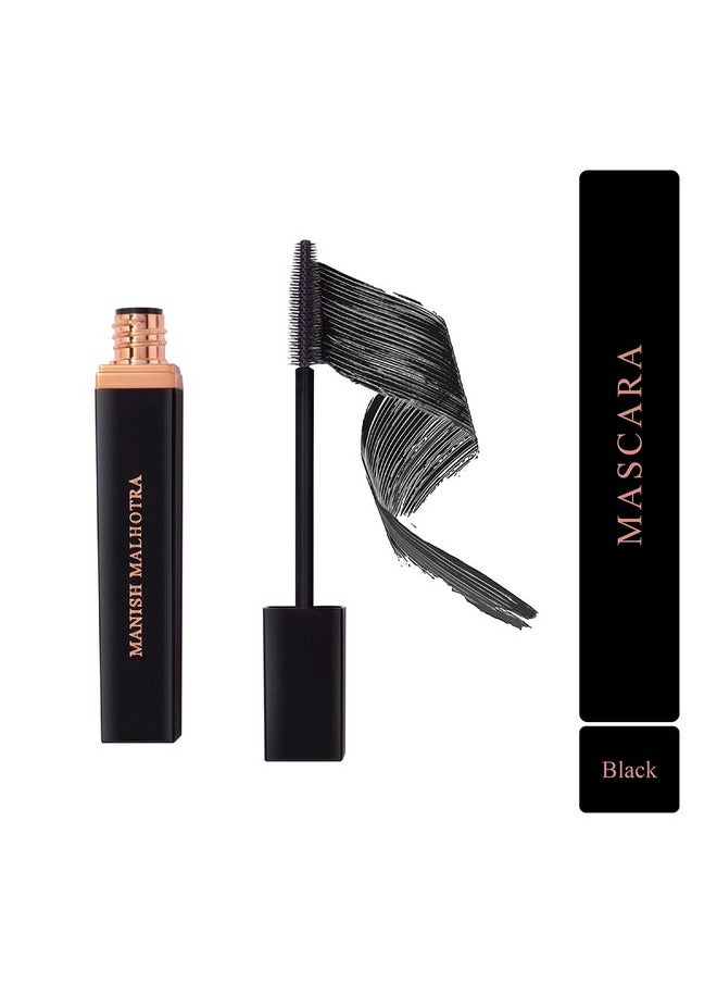 Manish Malhotra Beauty Mascara-Dark Knight, 9Ml |Volumizing & Defining Black Mascara | Water-Proof Formula