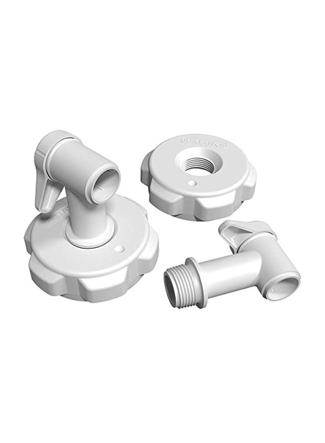 Replacement Spigot Assembly White 6.1x3.5x1inch