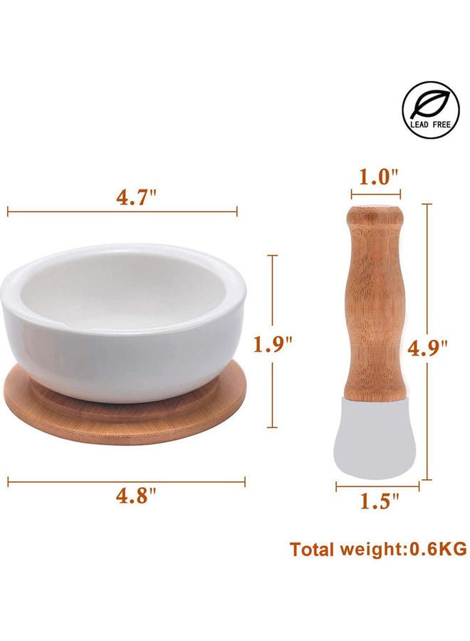 Mortar And Pestle Set White/Beige