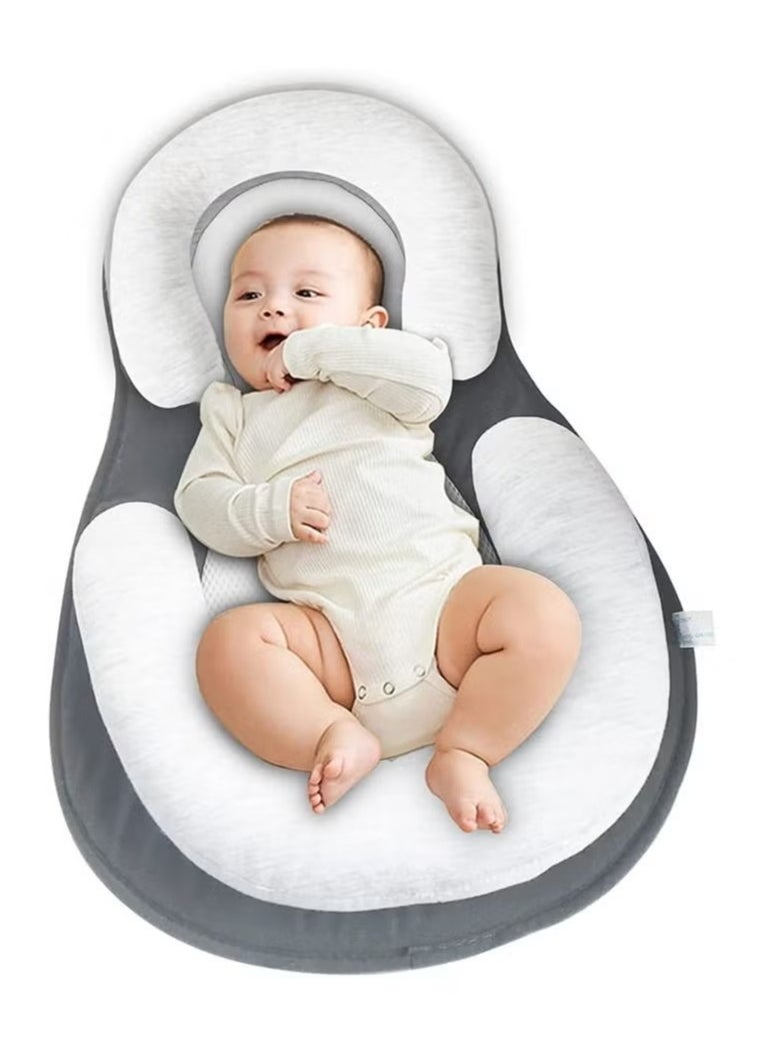 Newborn Baby Nest Support Baby Lounger Pillow Softness Baby Bed Positioners Comfortable Easy Cleaning Baby Sleeper Lounger for 0 6 Months Infant Portable Bassinet Small