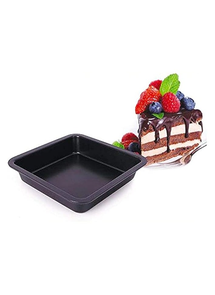 Square Cake Pan, Professional Bakeware Mould Non-Stick, Simple model, Non-stick Coating, Easy Bakeware, Suitable For Oven - 22.5 CM