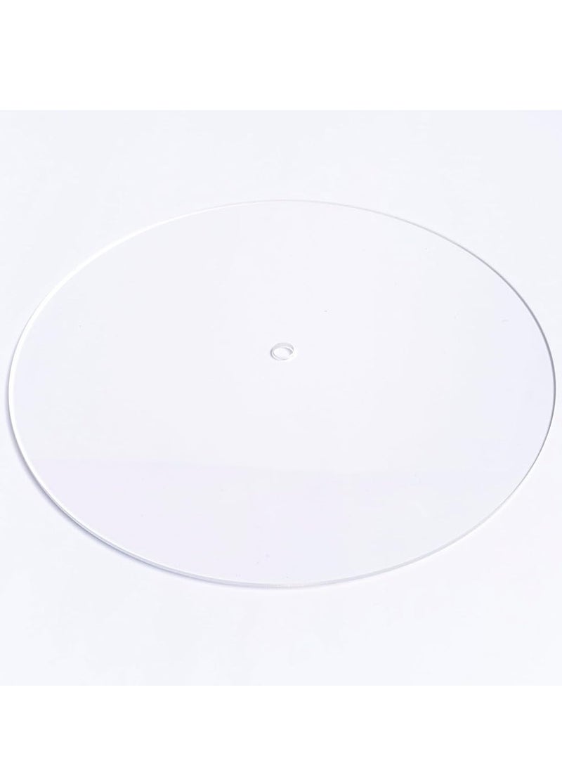 Ganaching Plate Round Acrylic Board with Hole in the Centre 14