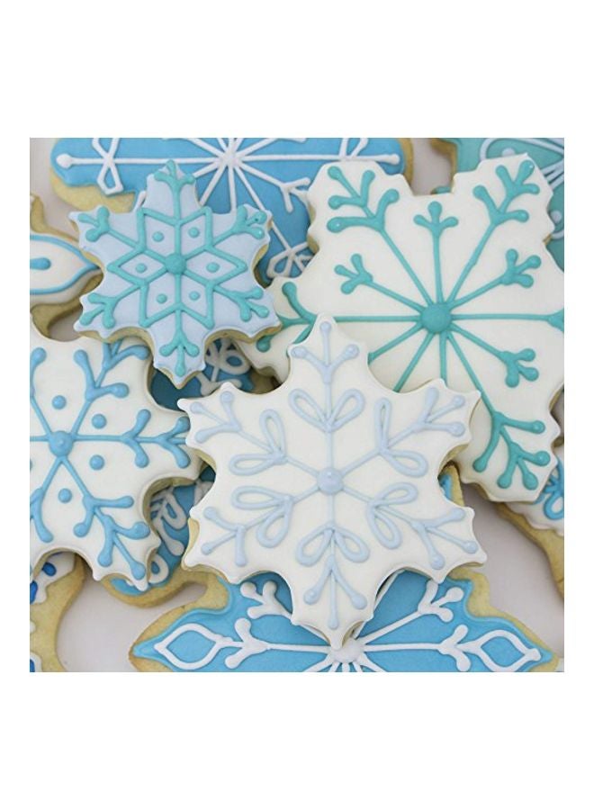 11-Piece Winter Christmas Cookie Cutter Set Silver