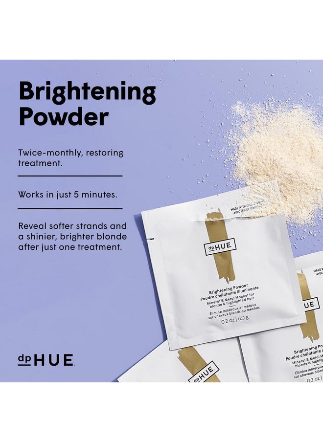 Brightening Powder - 6 Uses - Boosts Brightness & Shine Of Blonde Or Highlighted Hair - Removes Minerals, Metals, Chlorine & Impurities - Color-Safe Formula - Cruelty Free