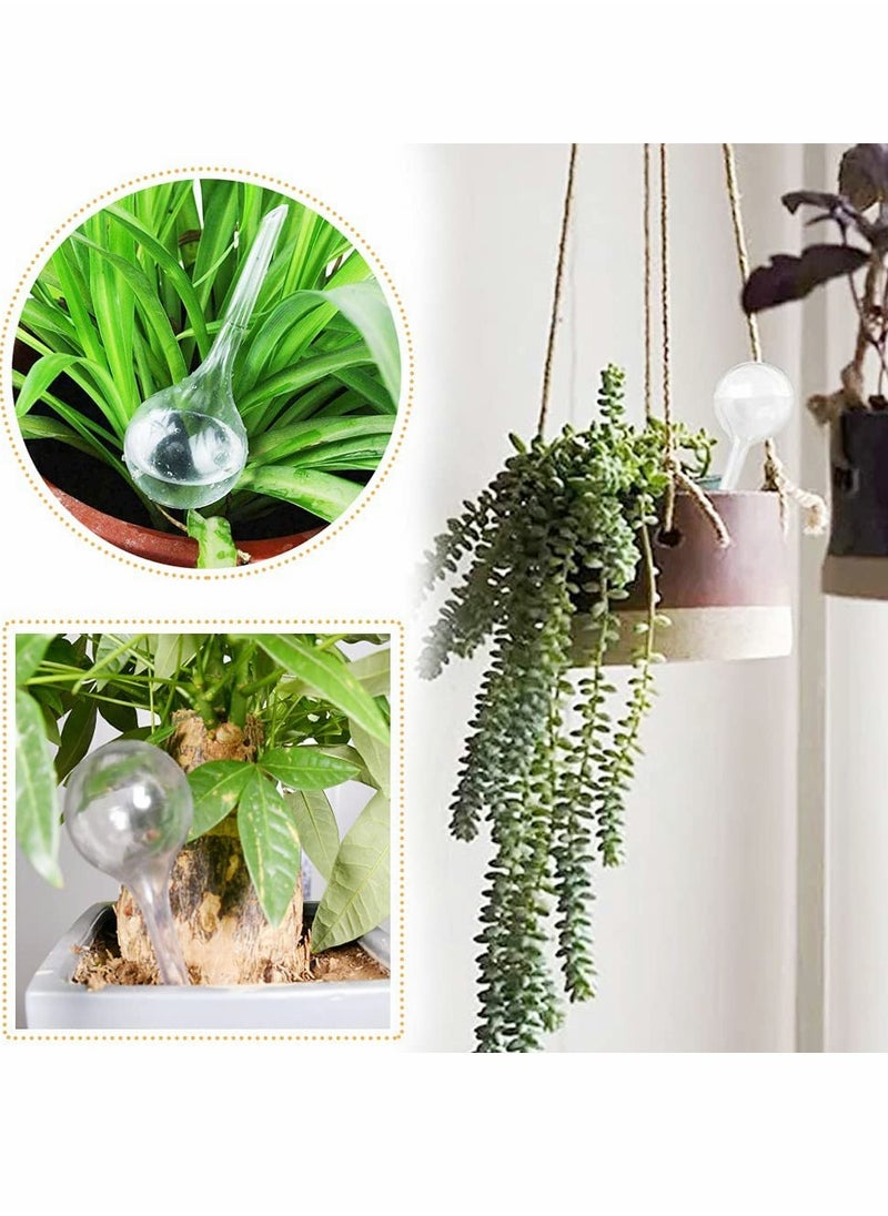 Plant Automatic Watering Globes, Plastic Transparent Bulb Type Device, Flower Self-watering Device for Garden Potted Indoor and Outdoor (12pcs)