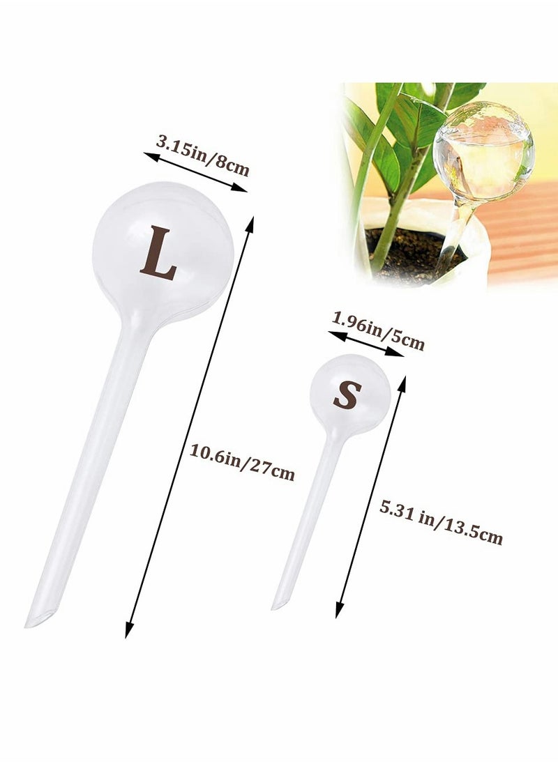 Plant Automatic Watering Globes, Plastic Transparent Bulb Type Device, Flower Self-watering Device for Garden Potted Indoor and Outdoor (12pcs)