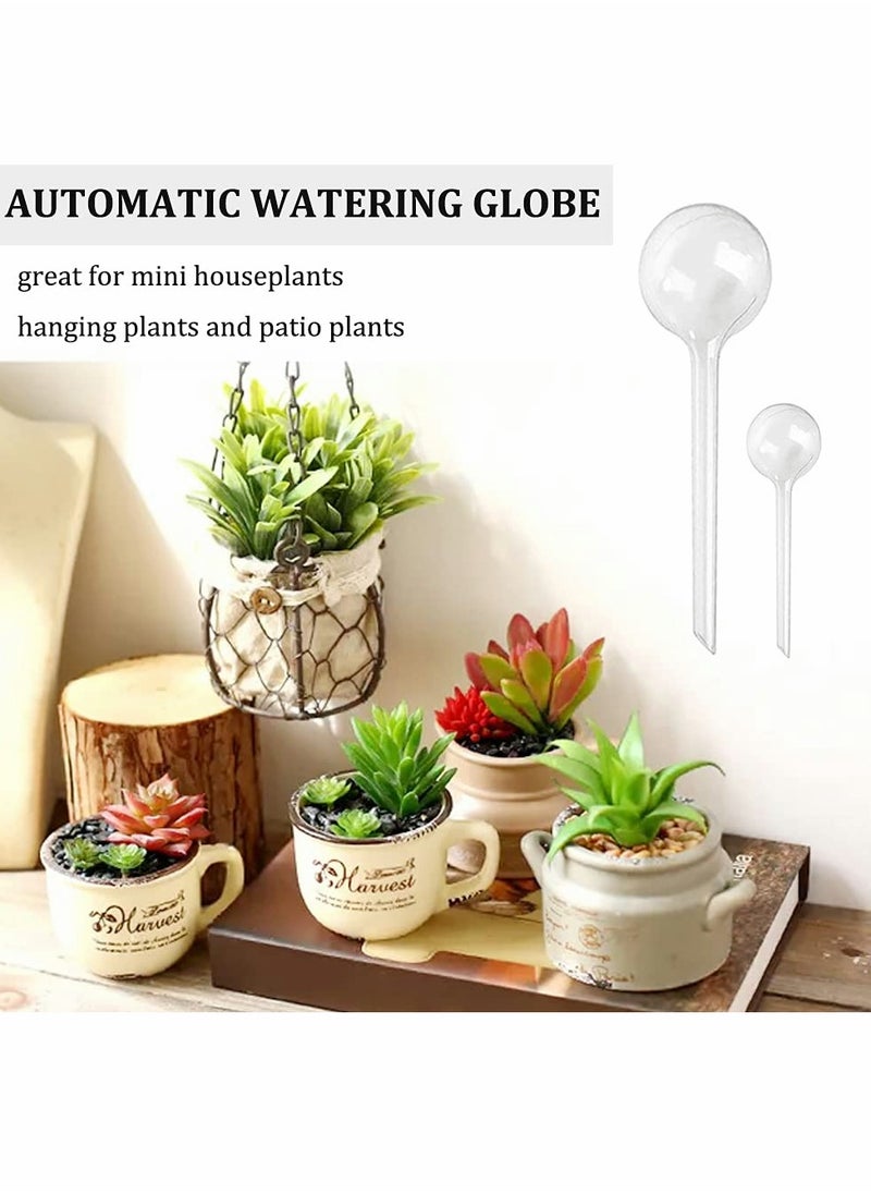 Plant Automatic Watering Globes, Plastic Transparent Bulb Type Device, Flower Self-watering Device for Garden Potted Indoor and Outdoor (12pcs)