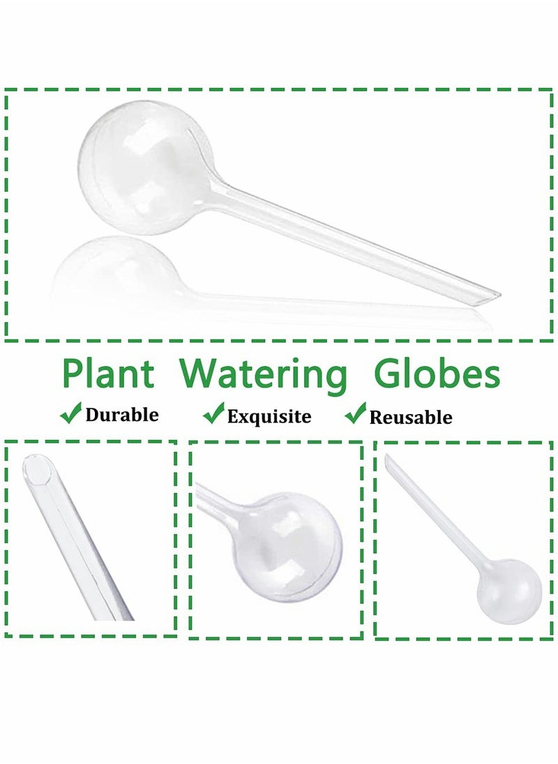 Plant Automatic Watering Globes, Plastic Transparent Bulb Type Device, Flower Self-watering Device for Garden Potted Indoor and Outdoor (12pcs)