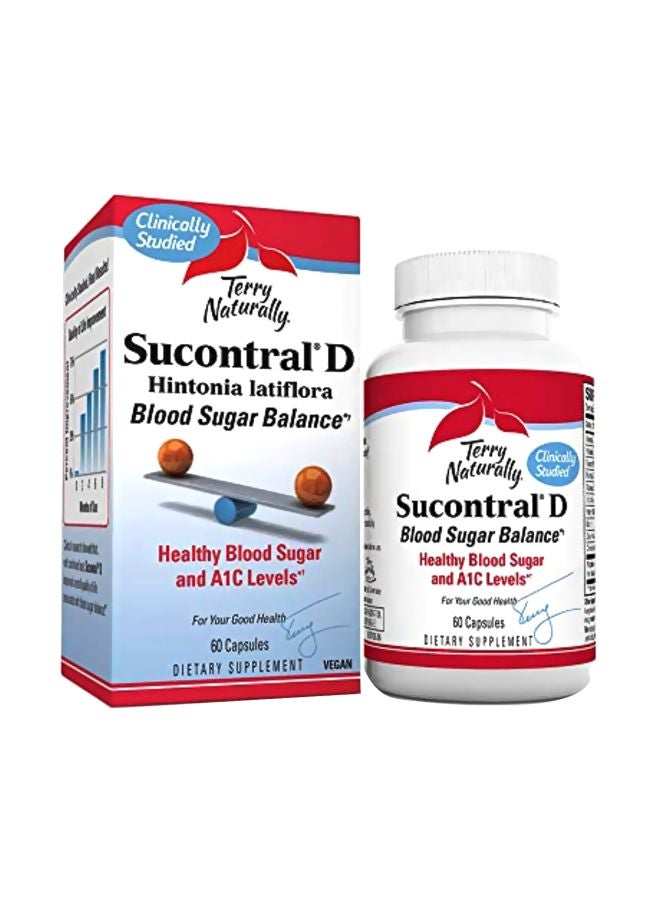 Sucontral D Healthy Blood Sugar Balance Dietary Supplement - 60 Capsules