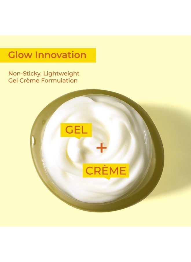 Whiteglow Vitamin C Gel Crème | Reduces Dark Spots | Unique Gel + Crème Formula | 100X More Vitamin C | Boosts Radiance | Spf 20 Pa+++ | Paraben-Free | 50G