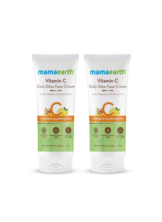 Vitamin C Daily Glow Face Cream With Vitamin C & Turmeric For Skin Illumination - Pack Of 2