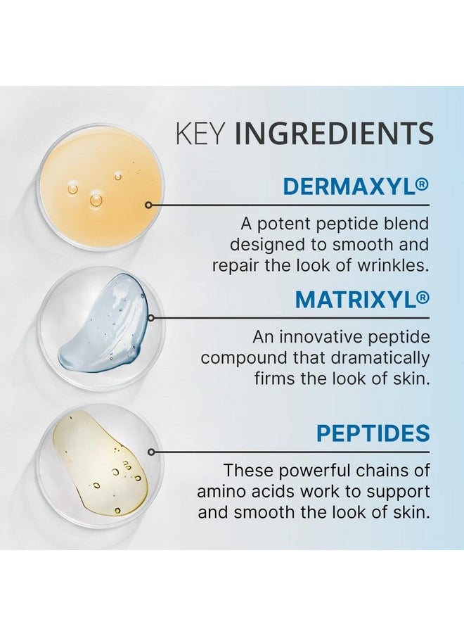 Glyco-Peptide Anti Wrinkle Face Cream - Hyaluronic Acid Moisturizer For Face With Glycolic Acid, Peptides, And Vitamin E - Hydrating Facial Moisturizer With Anti-Aging Formula - 1.7 Fl Oz