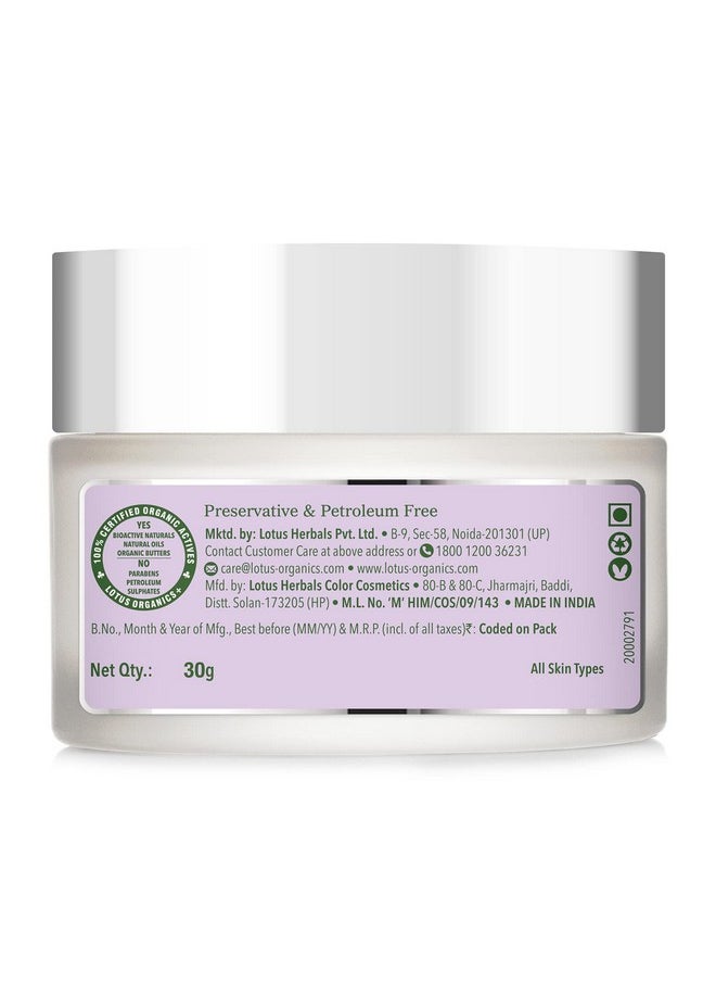 Bakuchiol Plant Retinol Recovery Night Cream | Reduces Fine Lines & Wrinkles | Certified Organic | 30G