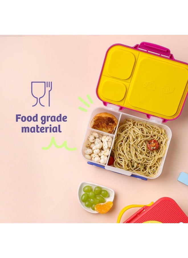 Munchbee Tritan Lunch Box Chatter Box - 2 Years Brand Warranty | Lunch Box For Kids | Tiffin Box For Kids | Lunch Box For School