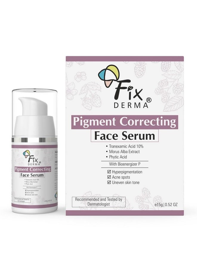 10% Tranexamic Acid Serum, Pigment Correcting Serum | Face Serum For Melasma, Hyperpigmentation & Acne Spots | Acne Serum | Face Serum For Men & Women - 15G