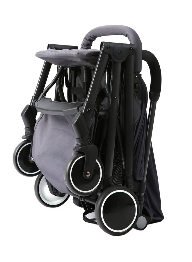 Travel Lite Stroller With Alameda Diaper Backpack - Large With Hooks Grey