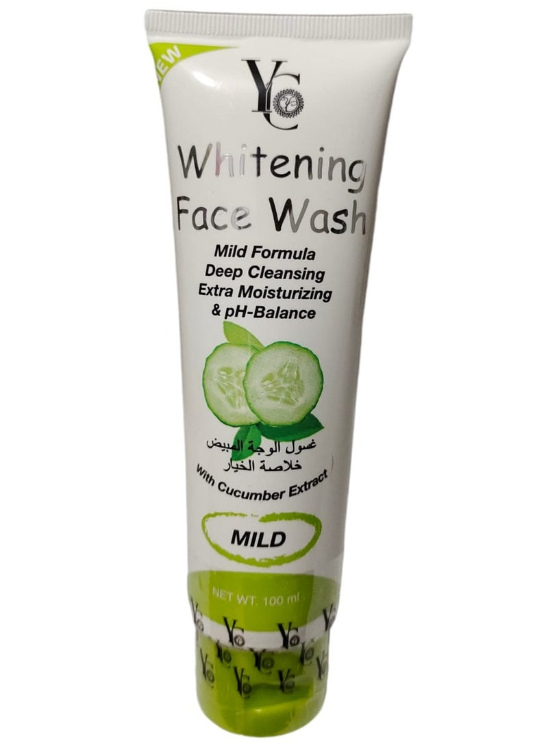 Whitening Face Wash With Cucumber Extract 100 ml
