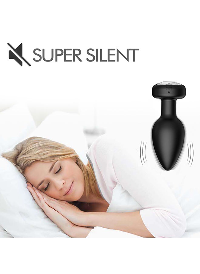 Black Portable Mini Massager with 10 Vibration Modes