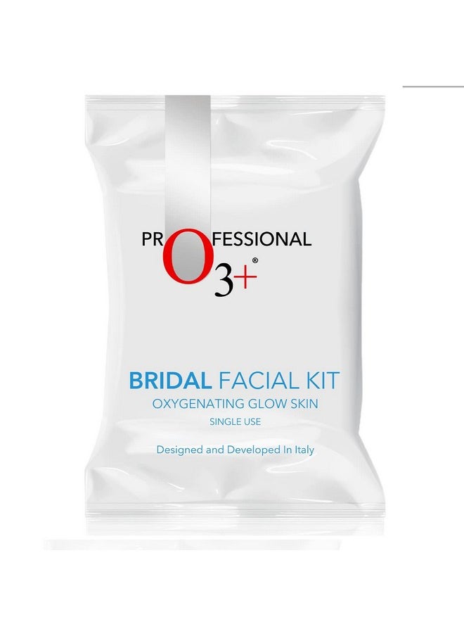 Bridal Facial Kit Oxygenating Glow Skin For Deep Cleansing, Bright & Radiant Complexion Suitable For All Skin Types (42G+50Ml Single Use Kit)