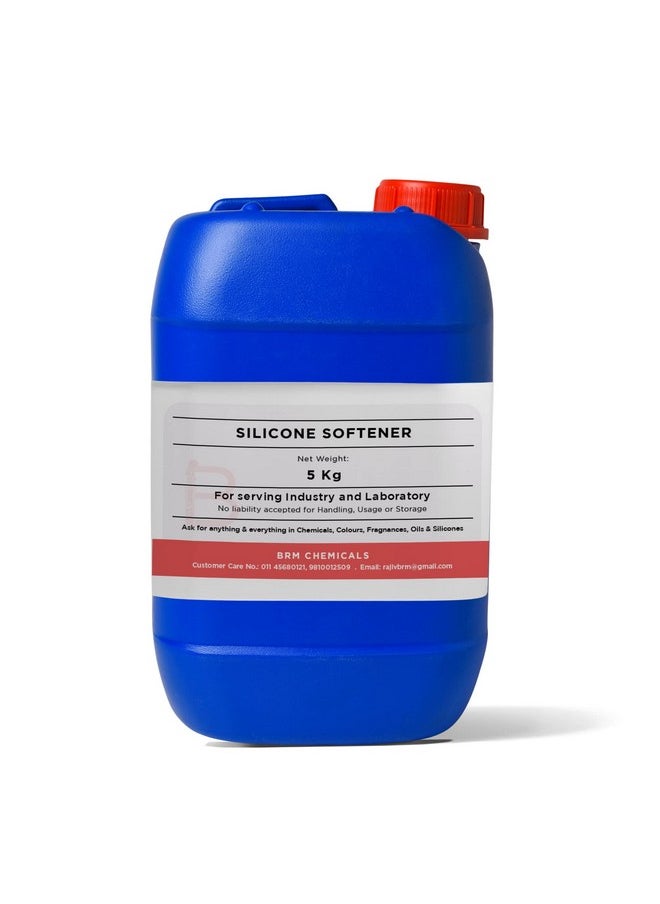 Silicone Softener - 5 Kg For Soap Making, Shampoo, Cosmetics, Serum Making, Beauty Formulations, Moisturizer, Lotion Making, Domestic Use & Diy Personal Care For Face, Hair, Skin & Body