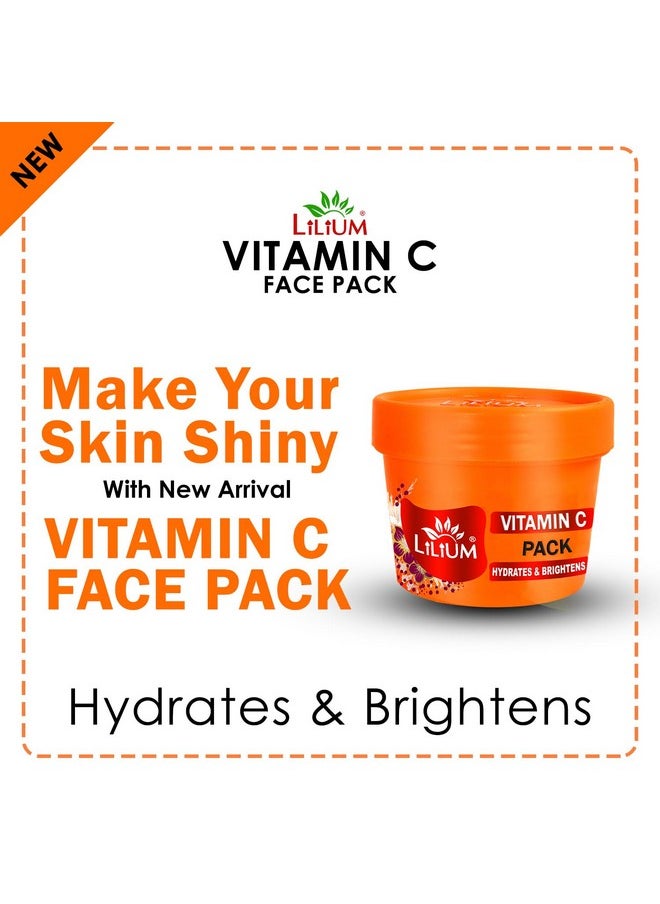 Vitamin C Facial Kit, 400G, 4 Step Deep Cleansing Hydrates & Brightens, Nourishing, Extra Glow, Oily & Dry Skin, Women & Men, All Skin Type Paraben & Sulfate Free, Pack Of 4