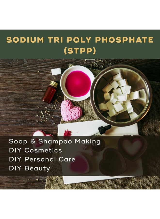 Tri Sodium Phosphate Tsp - 1 Kg For Soap Making, Shampoo, Cosmetics, Serum Making, Beauty Formulations, Moisturizer, Lotion Making & Diy Personal Care For Face, Hair, Skin & Body