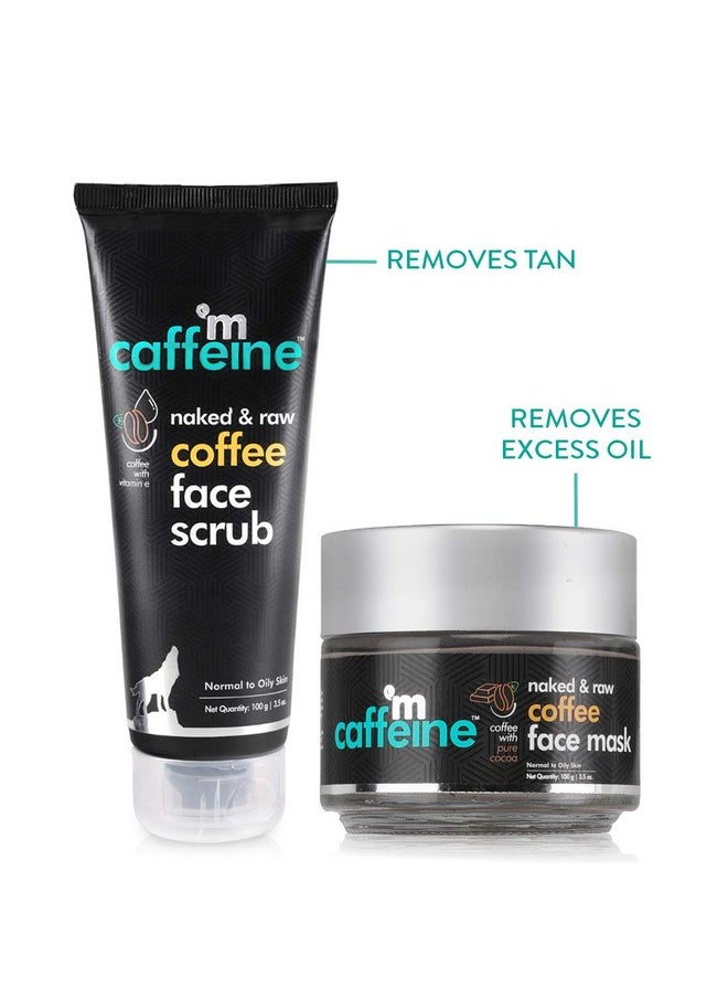 Tan Removal Kit With Face Scrub & Face Mask | Sunday Routine For Face Clean - Up | For Men & Women | Combo For All Skin Types | Pack Of 2