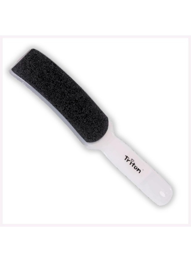 Professional Double Sided Emery Pads Foot Scrubber Scraper Rasp File Buffer Reduces Corns, Calluses, Rough, Hard, Dry, Cracked, Dead Skin_White
