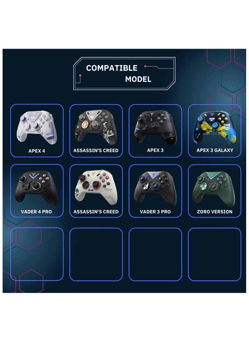 Charger Dock for Apex 3/4 Series/Vader 3/4 Series (White)