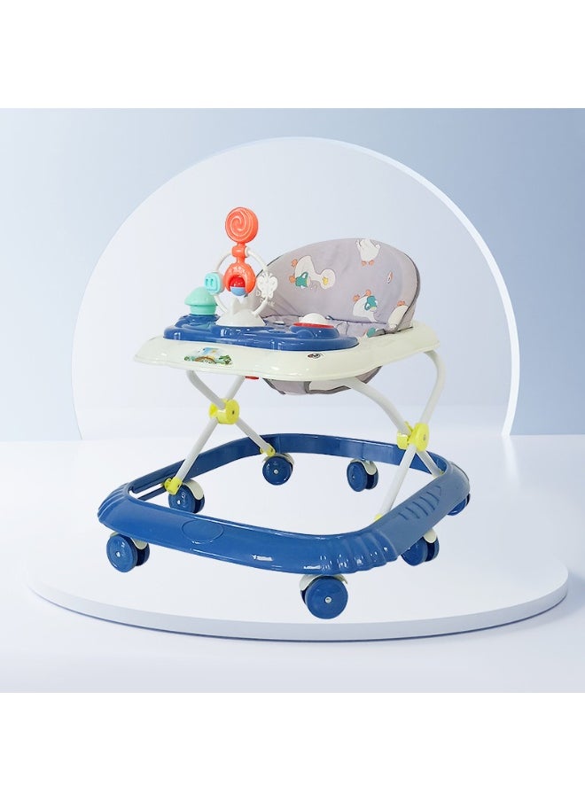 A Simple Compact Foldable Baby Walker with Music and Games