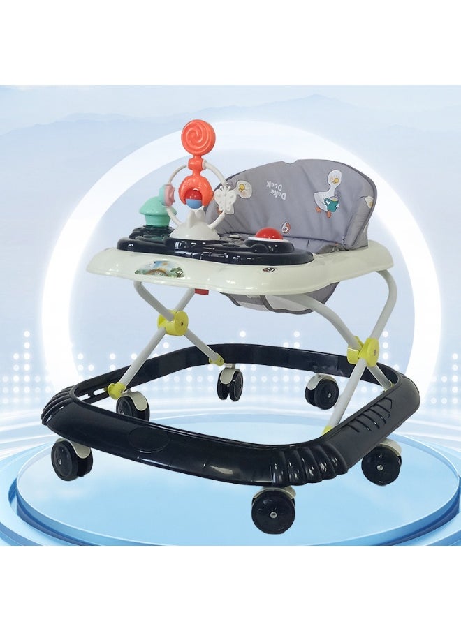 A Simple Compact Foldable Baby Walker with Music and Games