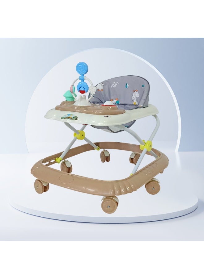 A Simple Compact Foldable Baby Walker with Music and Games