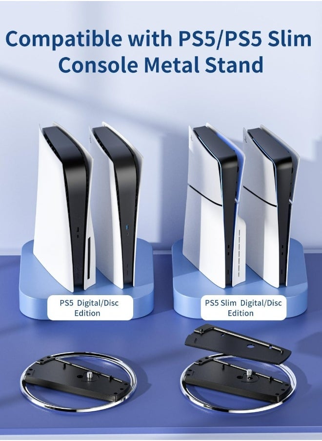 Vertical Stand for PS5 Playstation,for Sony 5 Slim Base Holder, for Playstation 5 Accessories