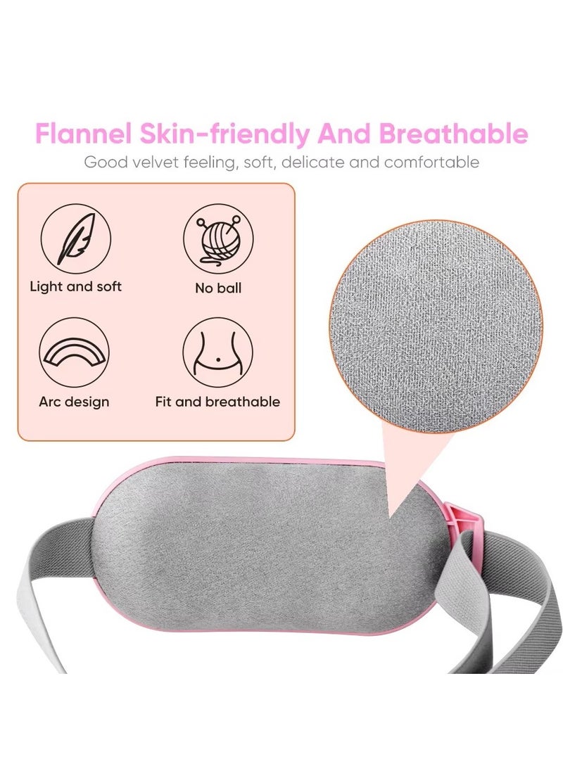 Remy Belle Menstrual Heating Pad, 3 Levels Adjustable Temperature Electric Period Heating Belt(Pink)