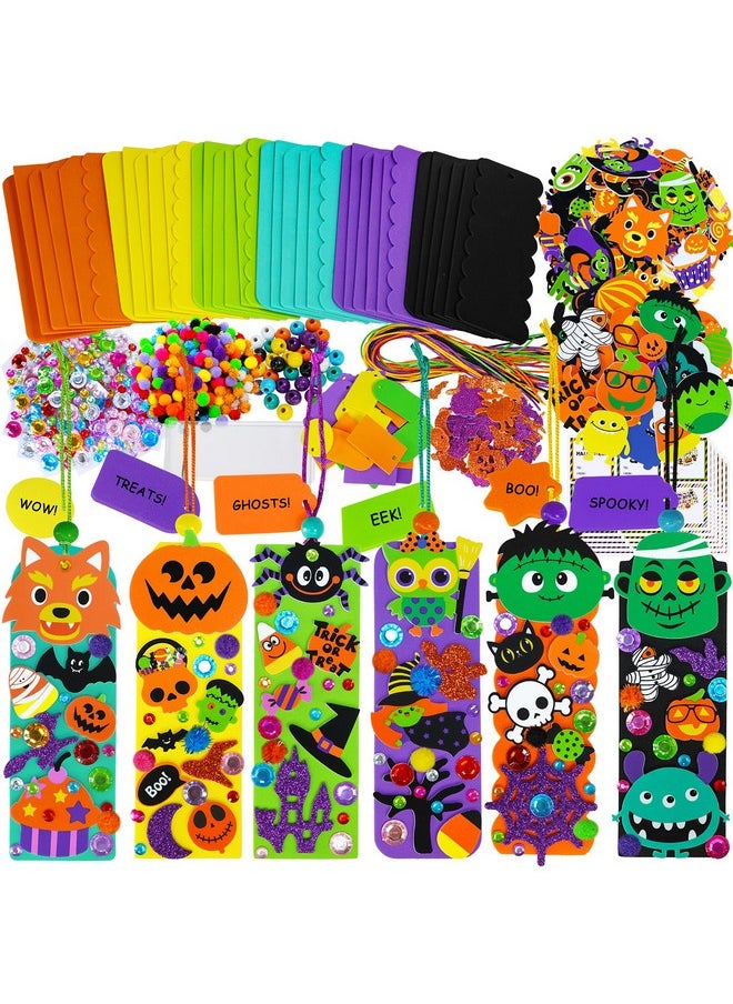 36 Sets Halloween Craft Kits Halloween Crafts Holiday Fall Kids Crafts Diy Halloween Bookmarks Art Sets Bats Monster Ghost Foam Stickers Arts And Crafts For Kids Classroom Activities