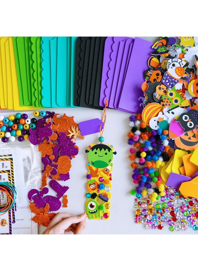 36 Sets Halloween Craft Kits Halloween Crafts Holiday Fall Kids Crafts Diy Halloween Bookmarks Art Sets Bats Monster Ghost Foam Stickers Arts And Crafts For Kids Classroom Activities