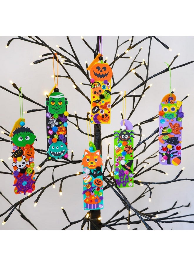 36 Sets Halloween Craft Kits Halloween Crafts Holiday Fall Kids Crafts Diy Halloween Bookmarks Art Sets Bats Monster Ghost Foam Stickers Arts And Crafts For Kids Classroom Activities