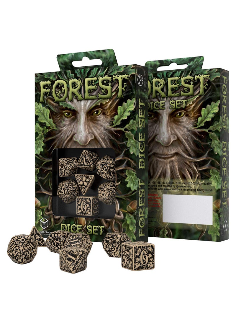 7-Piece Ornamented Dice Set