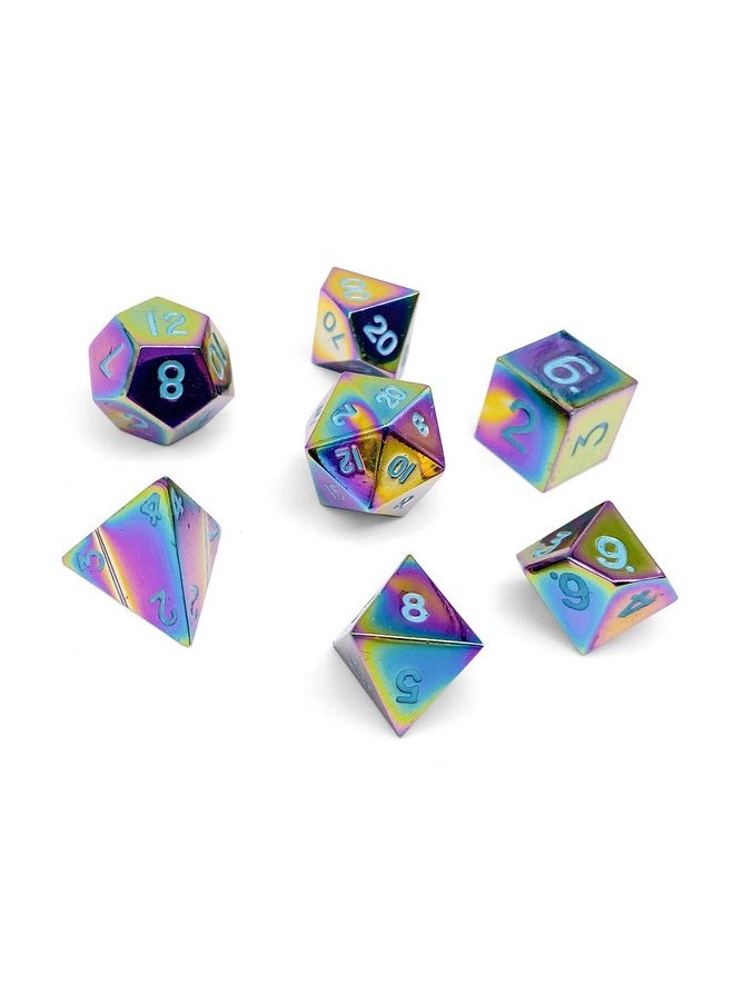 Ns Treasure Full Metal Polyhedral Dice By Norse Foundry | Rpg Math Games Dnd Pathfinder …