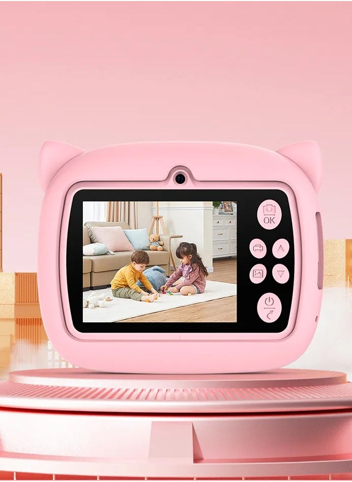 Children's Toy Digital Camera 1080p HD Screen Outdoor Toy Birthday Gift Polaroid HD Mini Print Camera Children's Digital Video Camera