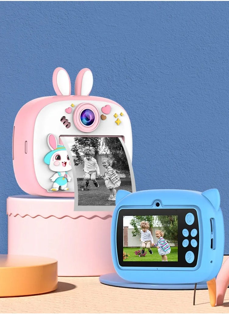 Children's Toy Digital Camera 1080p HD Screen Outdoor Toy Birthday Gift Polaroid HD Mini Print Camera Children's Digital Video Camera