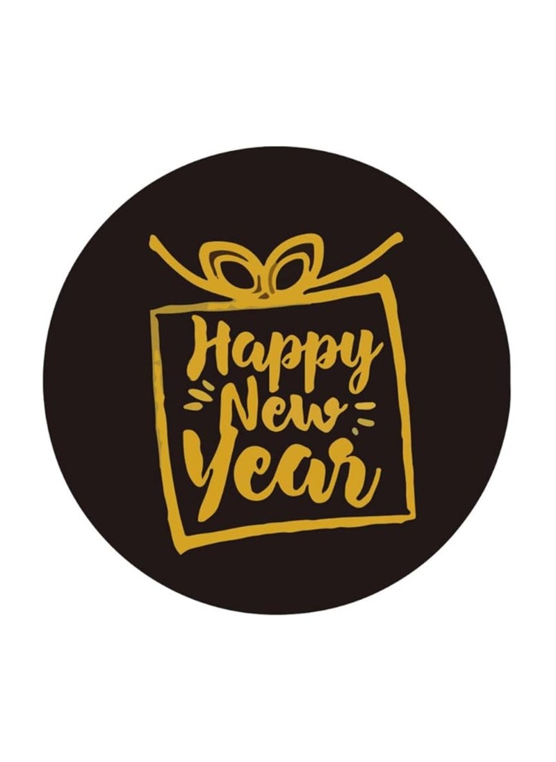 Happy New Year Stickers For Stunning Gift Wrapping-Happy New Year Vinyl Stickers-New Year Party Decoration Stickers