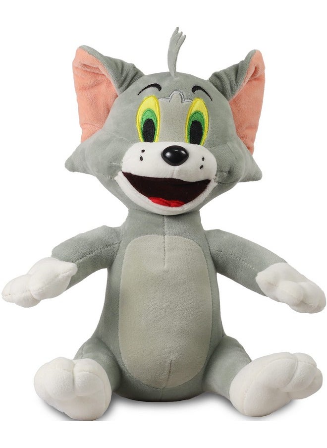 Cute Grey Cute Licensed Sitting Tom Soft Toy| Ideal Gift For Girls/Kids | Stuffed Plush Animal | Ideal For Birthdays & Special Occasions - 35Cm