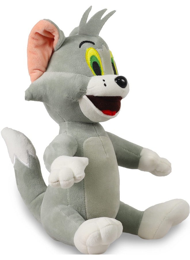 Cute Grey Cute Licensed Sitting Tom Soft Toy| Ideal Gift For Girls/Kids | Stuffed Plush Animal | Ideal For Birthdays & Special Occasions - 35Cm